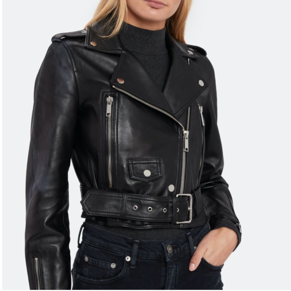 *Brand New* LTH JKT Mya Cropped Biker Jacket (Sz Small)